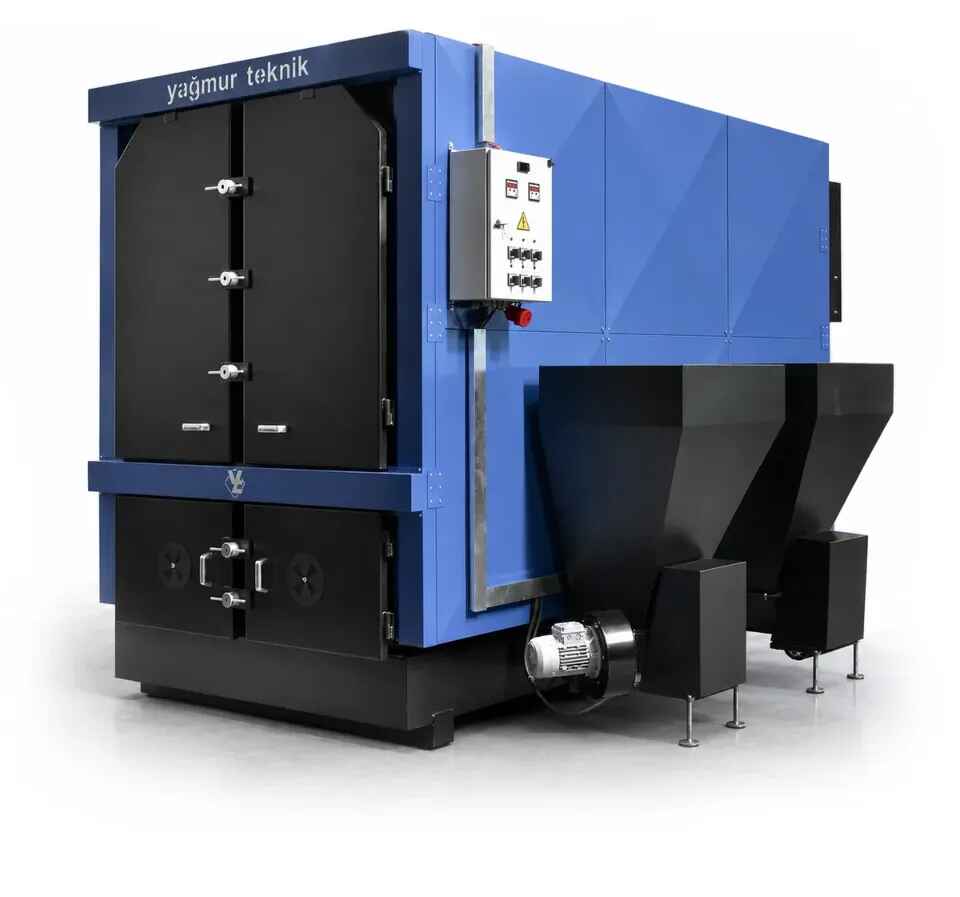 4. Katı Yakıtlı, Otomatik Yakıt Yüklemeli, Borulu, Çift Stokerli Kalorifer Kazan (YTP-Y3G) 232-2.326 KW.