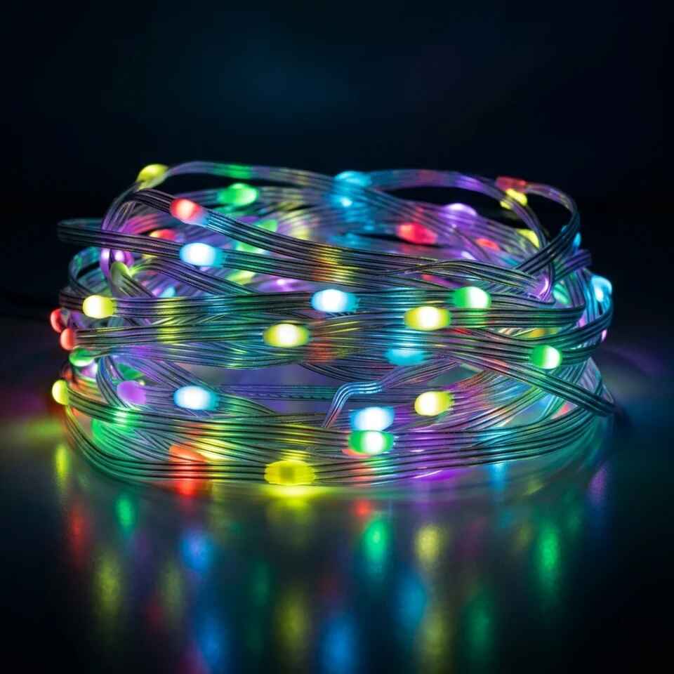 ORBUS Ses Sensörlü RGB Peri LED 10 Metre – Bluetooth Uygulama ve